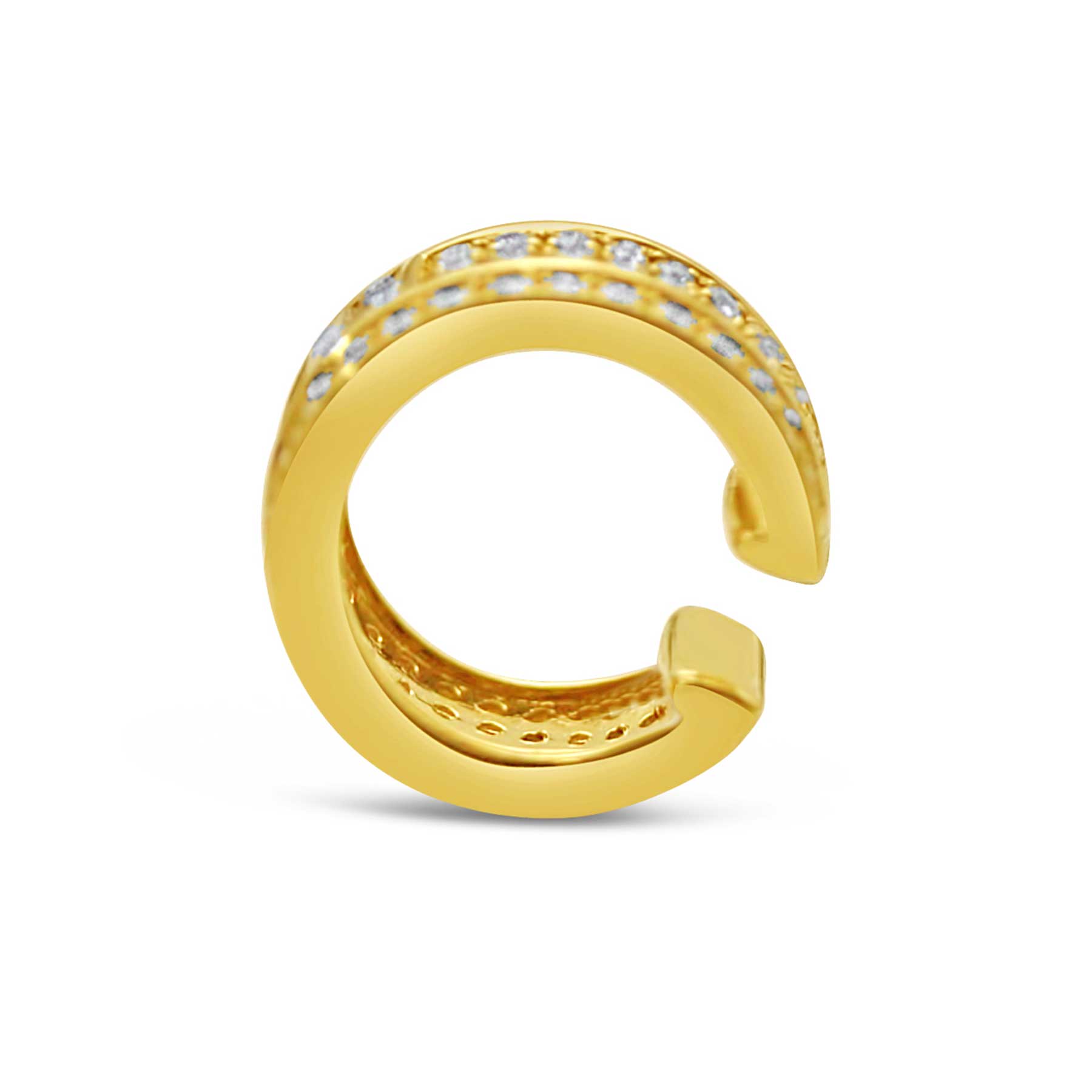 MARIA TASH Eternity 8mm Gold Diamond Ear Cuff for Men | MR PORTER